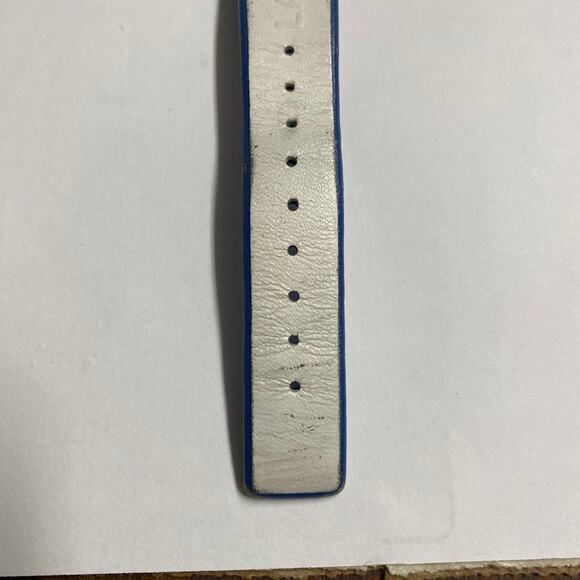 Lacoste Women’s Watch Chronograph Date 24 Hour WR 5 ATM white blue new battery